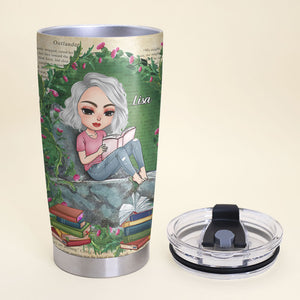 Outlander Book Titles - Personalized Reading Book Tumbler Cup - Gift For Book Lovers - Tumbler Cup - GoDuckee