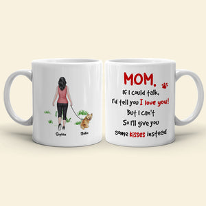 I'd Tell You I Love You, Dad Mom Pet Lover Personalized Coffee Mug White Mug, Gift For Dad Mom - Coffee Mug - GoDuckee