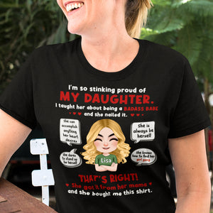 I'm So Stinking Proud Of My Daughter - Personalized Shirt - Mother's Day Shirt - Mother's Day Gift - Gift For Mom - Shirts - GoDuckee