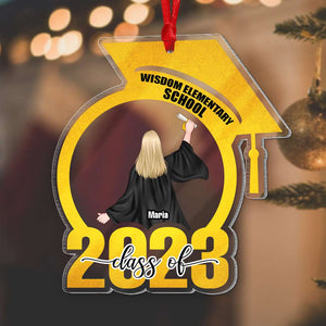Graduation Class of 2023 Personalized Ornament, Christmas Gift - Ornament - GoDuckee
