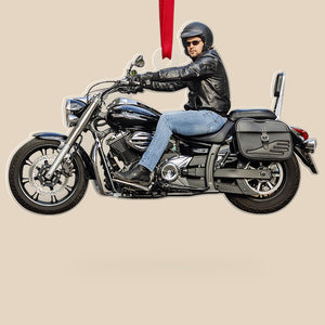 Custom Motorcycle Ornament, Christmas Tree Decor - Ornament - GoDuckee