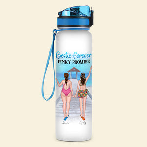 Personalized Bikini Besties Tracker Bottle - No Matter What We Do, You'll Always Be There For Me - Water Bottles - GoDuckee