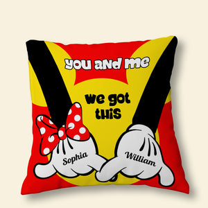 Hand In Hand Couple Pillow 03DNDT180123 - Pillow - GoDuckee