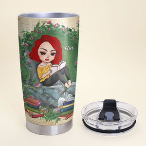 Custom Book Titles Personalized Book Tumbler Gift For Book Lovers - Tumbler Cup - GoDuckee