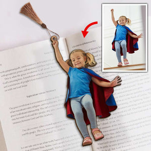 Bookmark Funny Moment - Personalized Wooden Bookmark - Gift for Bookworm - Bookmarks - GoDuckee