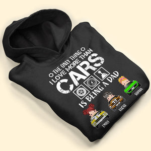 Car Dad The Only Thing I Love More Than Cars Is Being A Dad Personalized Shirt Gift For Dad - Shirts - GoDuckee