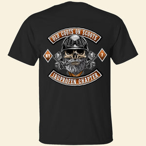 Biker Old Coots On Scoots, Personalized Shirt, Gift for Bikers - Shirts - GoDuckee