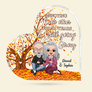 Annoying Each Other For Years & Still Going Strong Personalized Couple Plaque, Gift For Couple - Decorative Plaques - GoDuckee