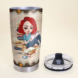 The Secret Of Happy Ever After Personalized Book Tumbler Cup, Gift For Book Lovers - Tumbler Cup - GoDuckee