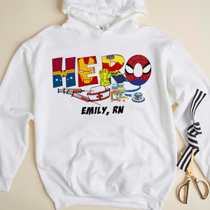 Personalized Nurse Shirt, Custom Letters - Shirts - GoDuckee