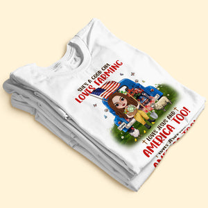 She's A Good Girl Loves Farming Personalized American Farmer Shirt Gift For Farming Lovers - Shirts - GoDuckee
