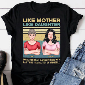 Like Mother Like Daughter Personalized Shirt, Gift For Family, Mother's Day Gift, Father's Day Gift - Shirts - GoDuckee