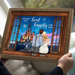 And They Lived Happily Ever After Personalized Canvas Print-Couple Gift-1DNDT100323 - Poster & Canvas - GoDuckee