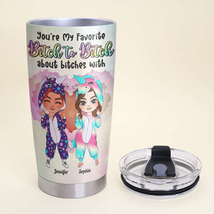 Personalized Unicorn Besties Tumbler, Funny Gift For Best Friend - Tumbler Cup - GoDuckee