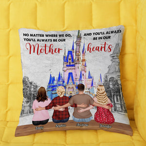 Love Mom And Children 05DNDT120423TM Personalized Square Pillow - Pillow - GoDuckee