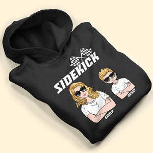 Every Race Wife Needs A Sidekick Personalized Racing Shirt Gift For Mom And Kids - Shirts - GoDuckee