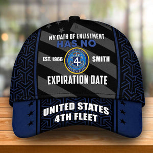 My Oath Of Enlistment Has No Expiration Date, Personalized Classic Cap, Military Gift with Custom Military Unit - Classic Cap - GoDuckee