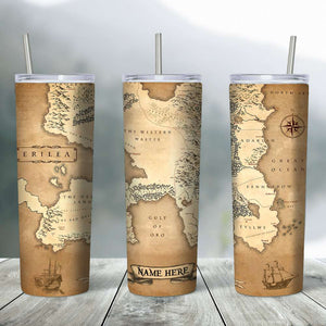 Throne Of Glass - Personalized Skinny Tumbler - Gift for Fans - Tumbler Cup - GoDuckee