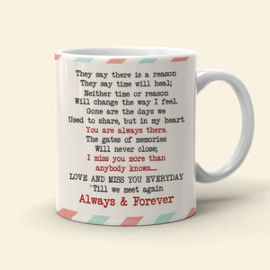 They Say There Is A Reason Heaven Personalized White Mug - Coffee Mug - GoDuckee