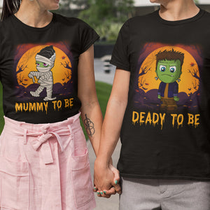 Personalized Gifts Ideas For Couple Deady to be Mummy to be Shirts - Shirts - GoDuckee