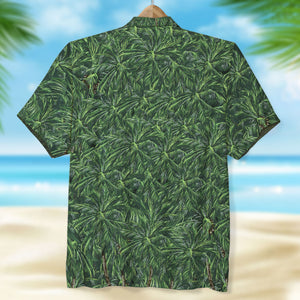 Muscle Car Coconut Palm Beach Personalized Hawaiian Shirt - Hawaiian Shirts - GoDuckee