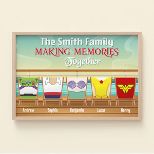 Cruising Family Making Memories Personalized Canvas Print - Poster & Canvas - GoDuckee