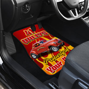 Custom Car Hot Rod Car Mats Your Property - Doormat - GoDuckee