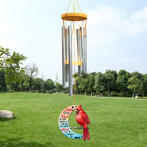 Listen To The Wind And Think Of Me In Your Heart Custom Wind Chimes - Wind Chimes - GoDuckee