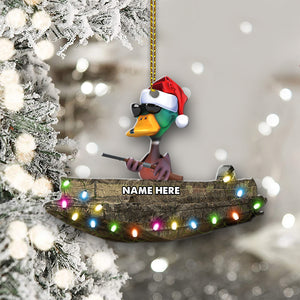 Waterflow Duck Hunting - Personalized Hunting Christmas Ornament - Christmas Gift For Hunter - Ornament - GoDuckee