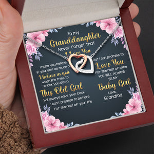 Family Love You For The Rest of Mine - Personalized Interlocking Hearts Necklace - Gift for Family Members - Jewelry - GoDuckee