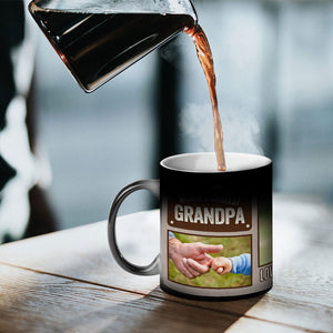 World's Coolest Grandpa Custom Grandpa Photo Mug, Gift For Grandpa, Dad,... - Magic Mug - GoDuckee