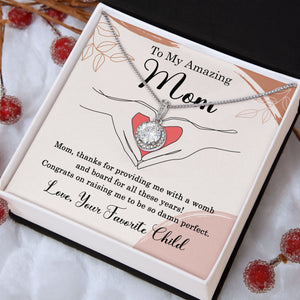 Thanks For Providing Me With A Womb, Personalized Necklace, Gift For Mom, Mother's Day Gift - Jewelry - GoDuckee