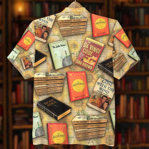 Custom Book Photo Hawaiian Shirt, Gift For Book Lovers - Hawaiian Shirts - GoDuckee