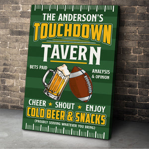 American Football Poster - Cheer Shout Enjoy - Beer Lovers - Poster & Canvas - GoDuckee
