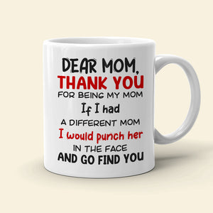 Gift For Happy Mother's Day, Mom Personalized Coffee Mug Accent Mug Wine Tumbler - Coffee Mug - GoDuckee