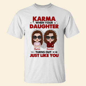 Karma When Your, Mom And Children Personalized Shirt Hoodie Sweatshirt, Gift For Mother's Day, - Shirts - GoDuckee
