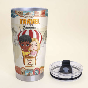 Here Is To Another Year Of Alcohol Personalized Tumbler Cup, Gift For Traveling Friends - Tumbler Cup - GoDuckee
