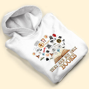 They Are Not Only Books Personalized Book Lover Shirt Gift For Book Lovers - Shirts - GoDuckee
