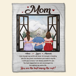 You Are The Best Among The Rest - Mother's Day Blanket - Mother's Day Gift - Personalized Blanket - Gift For Mom - Blanket - GoDuckee