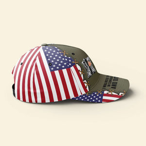 I Walked The Walk In Combat Boots and Dogtags, Personalized Classic Cap, Military Gift - Classic Cap - GoDuckee