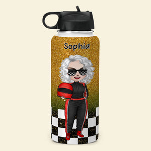 Personalized Dirt Track Racing Mom Water Bottle - The Best Kind Of Mom Raises A Race Car Driver - Water Bottles - GoDuckee
