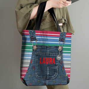 Personalized Killer Doll Overall Tote Bag, Horror Halloween Gift - Tote Bag - GoDuckee