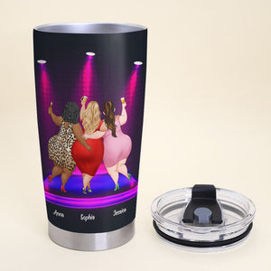 Just Remember If We Get Caught You're Blind And I Don't Know You - Gift For Friend-Personalized Tumbler- Besties funny neon tumbler - Tumbler Cup - GoDuckee