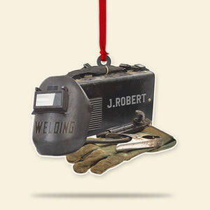 Personalized Welder Christmas Ornament, Gift For Welder - Ornament - GoDuckee
