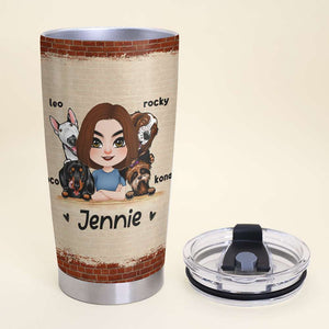 Just A Dog Poop Cleaner - NOTHING MORE, Personalized Tumbler For Funny Dog Lovers - Tumbler Cup - GoDuckee