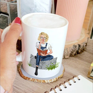 Book Hangover The Struggle To Return To Everyone Life Personalized Mug, Gift For Book Lovers - Coffee Mug - GoDuckee