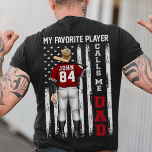 My Favorite Player Call Me Dad Personalized Shirt, Gift For Father's Day - Shirts - GoDuckee