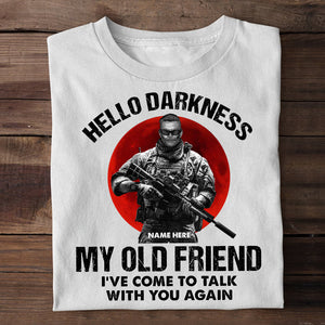 Veteran Hello Darkness My Old Friend Custom Shirts - Shirts - GoDuckee