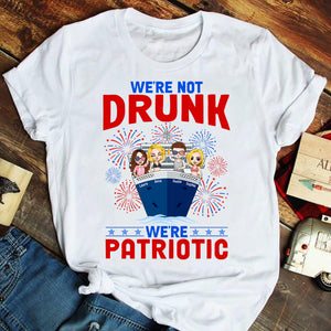 Cruising We're Not Drunk We're Patriotic - Personalized Shirts - Shirts - GoDuckee