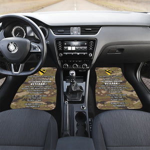 Personalized Veteran Car Mats, This Property Is Protected By A Veteran Lack of Patience, Custom Military Unit - Doormat - GoDuckee